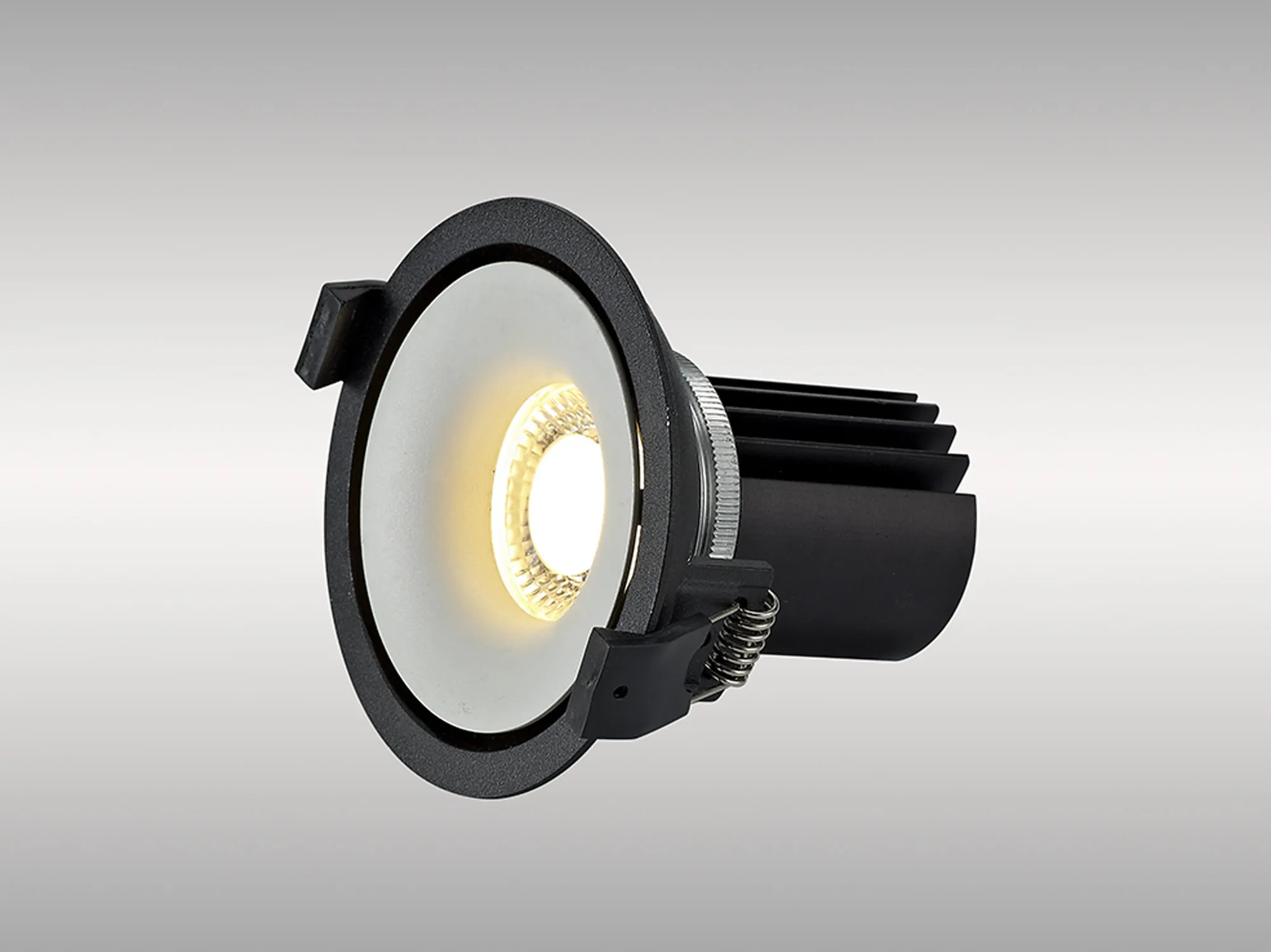 Bolor 12 Tridonic Powered 12W 4000K 1200lm 12° CRI>90 LED Engine Black/White Fixed Recessed Spotlight, IP20 DM202132  Dlux Bolor 12